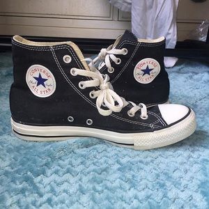 NEW BLACK HIGHTOP CONVERSE